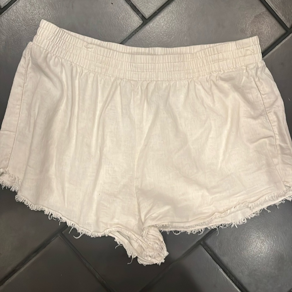 Forever 21 Pull On Linen Shorts Small